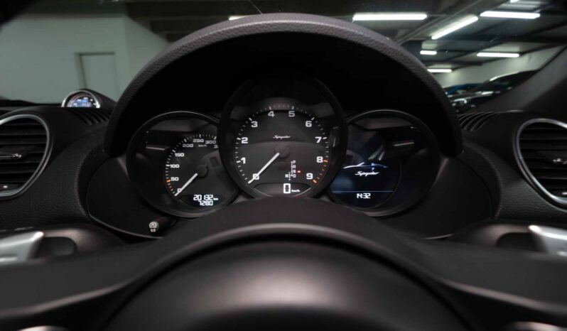 
								2021 Porsche 718 Spyder Auto full									