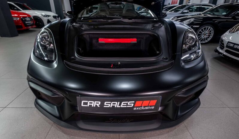 
								2021 Porsche 718 Spyder Auto full									